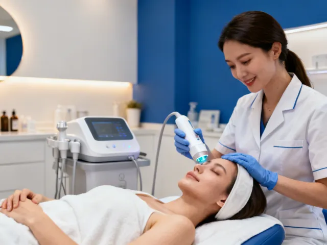 Candela Laser system in use at an aesthetic clinic