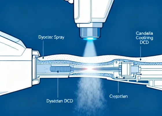 Candela Dynamic Cooling Device technology illustration